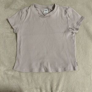Tna cropped ribbed tshirt M size